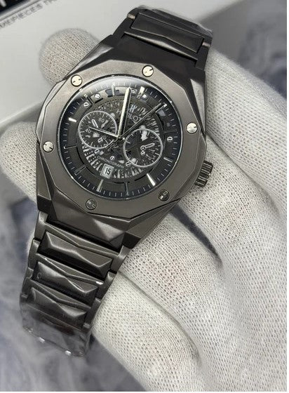 Hublot Diamond Cut Skeleton Watch - Lubag.